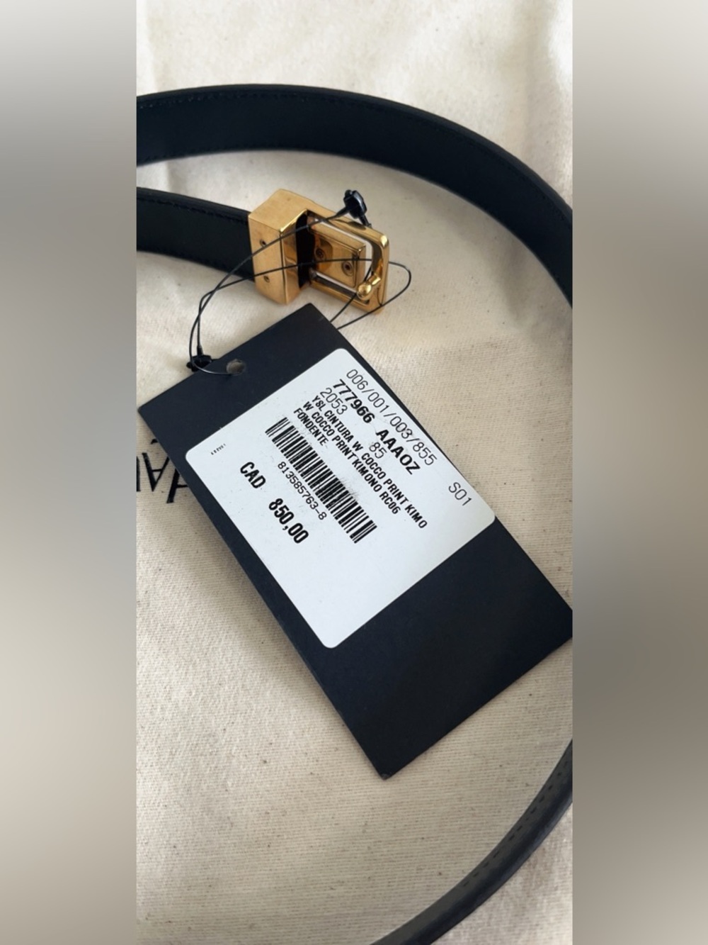 Saint Laurent La 66 Buckle Belt - Picture 11 of 14